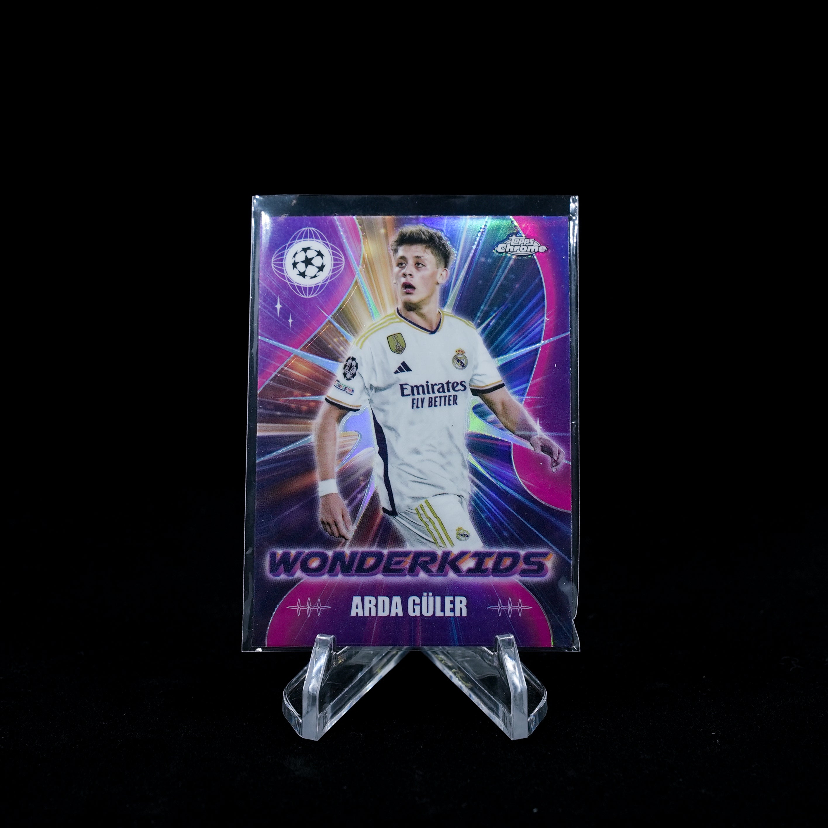 2023-24 Topps Chrome UEFA Club Competitions Soccer-Arda Gϋler-WonderKids